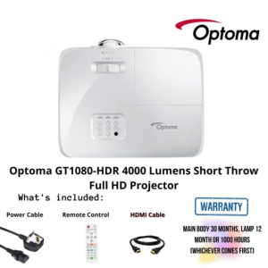 Optoma GT1080-HDR 4000 Lumens Short Throw Full HD Projector