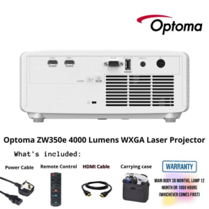 Optoma ZW350e 4000 Lumens WXGA Laser Projector