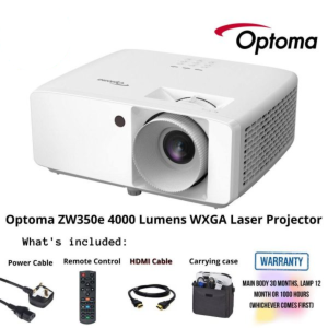 Optoma ZW350e 4000 Lumens WXGA Laser Projector
