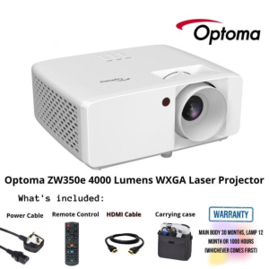 Optoma ZW350e 4000 Lumens WXGA Laser Projector