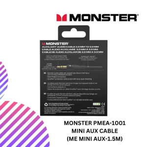 MONSTER PMEA-1001 MINI AUX Cable (ME MINI AUX-1.5M)