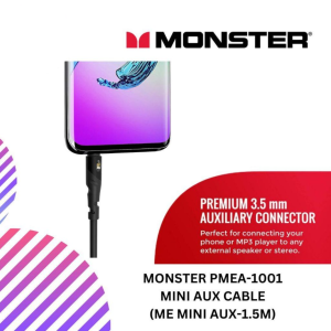 MONSTER PMEA-1001 MINI AUX Cable (ME MINI AUX-1.5M)