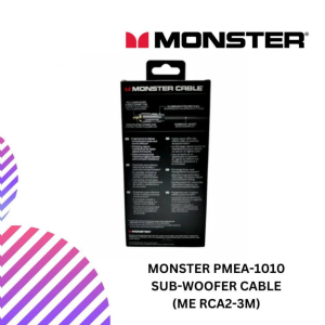 MONSTER PMEA-1010 Sub-woofer cable (ME RCA2-3M)