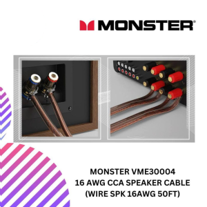 MONSTER VME30004 16 AWG CCA speaker cable (WIRE SPK 16AWG 50FT)