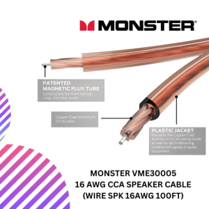 SHOPEELAZADA-2024-12-31T150521.263.png MONSTER VME30005 16 AWG CCA speaker cable (WIRE SPK 16AWG 100FT)