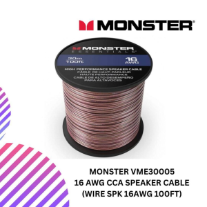MONSTER VME30005 16 AWG CCA speaker cable (WIRE SPK 16AWG 100FT)