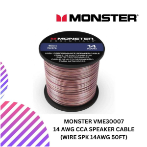 MONSTER VME30007 14 AWG CCA speaker cable (WIRE SPK 14AWG 50FT)