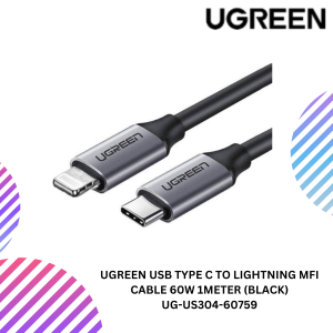 UGREEN USB-C TO LIGHTNING M/M CABLE ALUMINUM SHELL BRAIDED 60W