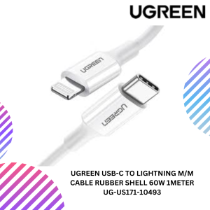 UGREEN USB-C TO LIGHTNING M/M CABLE RUBBER SHELL 60W