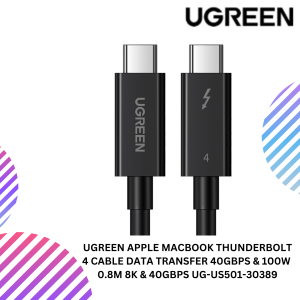 UGREEN APPLE MACBOOK THUNDERBOLT 4 CABLE DATA TRANSFER 40GBPS & 100W CABLE