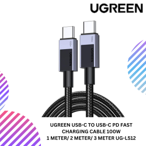 UGREEN USB-C TO USB-C PD FAST CHARGING CABLE 100W
