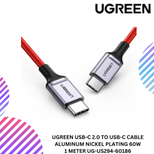 UGREEN USB-C 2.0 TO USB-C CABLE ALUMINUM NICKEL PLATING 60W
