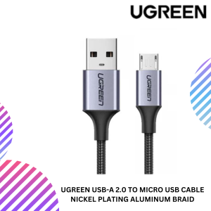 UGREEN USB-A 2.0 TO MICRO USB CABLE NICKEL PLATING ALUMINUM BRAID