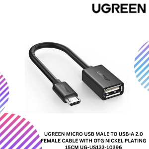 UGREEN MICRO USB MALE TO USB-A 2.0 FEMALE CABLE WITH OTG NICKEL PLATING