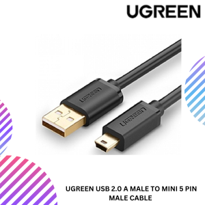 UGREEN USB 2.0 A MALE TO MINI 5 PIN MALE CABLE