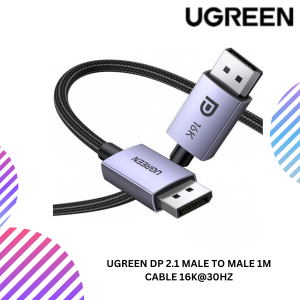 UGREEN DP 2.1 MALE TO MALE 1M CABLE 16K@30HZ