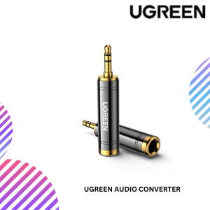 UGREEN AUDIO 2.5MM MALE TO 3.5MM FEMALE/ 3.5MM MALE TO 2.5MM FEMALE CONVERTER