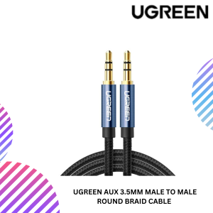 UGREEN AUX 3.5MM MALE TO MALE ROUND BRAID CABLE
