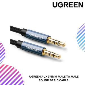 UGREEN AUX 3.5MM MALE TO MALE ROUND BRAID CABLE