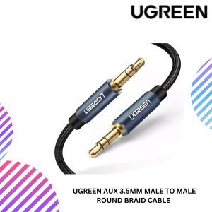UGREEN AUX 3.5MM MALE TO MALE ROUND BRAID CABLE