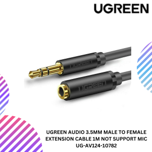 UGREEN AUDIO 3.5MM MALE TO FEMALE EXTENSION CABLE 1M NOT SUPPORT MIC