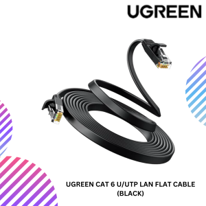 UGREEN CAT 6 U/UTP LAN FLAT CABLE (BLACK)
