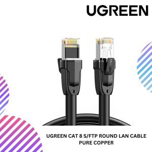 UGREEN CAT 7 F/FTP FLAT NYLON BRAID CABLE
