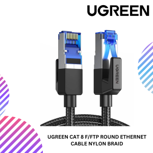 UGREEN CAT 8 F/FTP ROUND ETHERNET CABLE NYLON BRAID