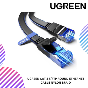 UGREEN CAT 8 F/FTP ROUND ETHERNET CABLE NYLON BRAID