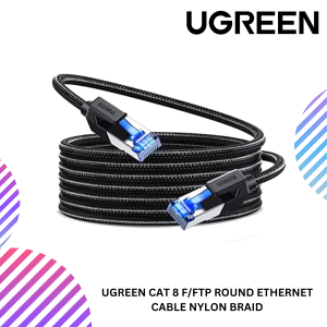 UGREEN CAT 8 F/FTP ROUND ETHERNET CABLE NYLON BRAID