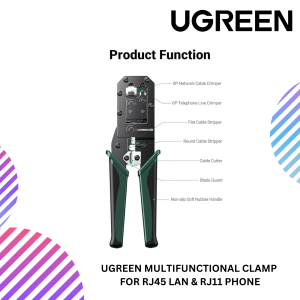 UGREEN MULTIFUNCTIONAL CLAMP FOR RJ45 LAN & RJ11 PHONE
