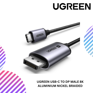 UGREEN USB-C TO DP MALE 8K ALUMINIUM NICKEL BRAIDED