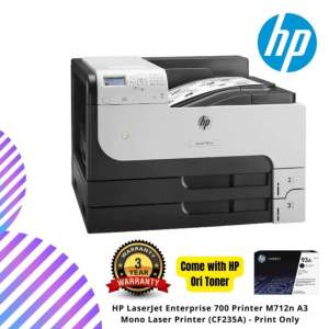 SHOPEELAZADA-4-6-1.png HP LaserJet Enterprise 700 Printer M712dn A3 Mono Laser Printer (CF236A) - Print Only