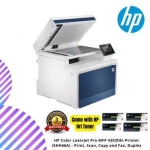 HP Color LaserJet Pro MFP 4303fdn Printer (5HH66A) - Print, Scan, Copy and Fax, Duplex