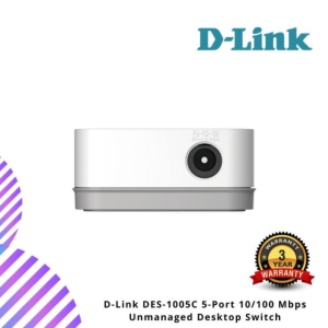 D-Link DES-1005C 5-Port 10/100 Mbps Unmanaged Desktop Switch
