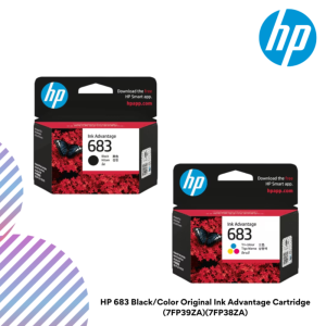 HP 683 Black/Color Original Ink Advantage Cartridge (7FP39ZA)(7FP38ZA)