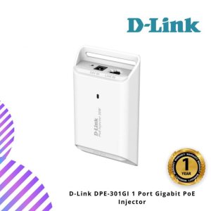 D-Link DPE-301GI 1 Port Gigabit PoE Injector