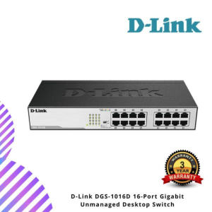 D-Link DGS-1016D 16-Port Gigabit Unmanaged Desktop Switch