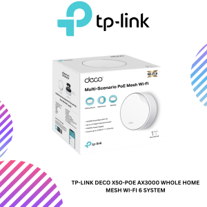 TP-Link Deco X50-POE AX3000 Whole Home Mesh Wi-Fi 6 System