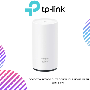 Deco X50 AX3000 Outdoor Whole Home Mesh WiFi 6 Unit