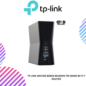 TP Link Archer BE805 BE19000 Tri-Band Wi-Fi 7 Router