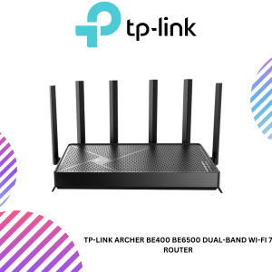 TP-Link Archer BE400 BE6500 Dual-Band Wi-Fi 7 Router