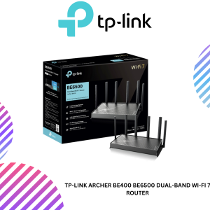 TP-Link Archer BE400 BE6500 Dual-Band Wi-Fi 7 Router