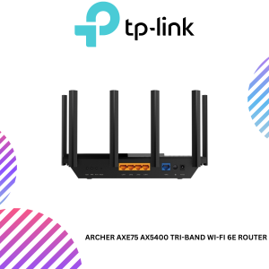 Archer AXE75 AX5400 Tri-Band Wi-Fi 6E Router