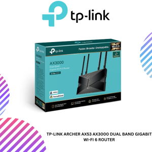TP-Link Archer AX53 AX3000 Dual Band Gigabit Wi-Fi 6 Router