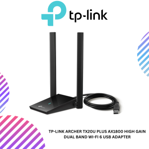 TP-Link Archer TX20U Plus AX1800 High Gain Dual Band Wi-Fi 6 USB Adapter