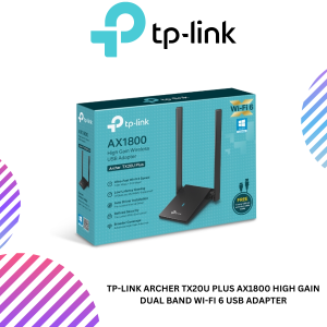 TP-Link Archer TX20U Plus AX1800 High Gain Dual Band Wi-Fi 6 USB Adapter