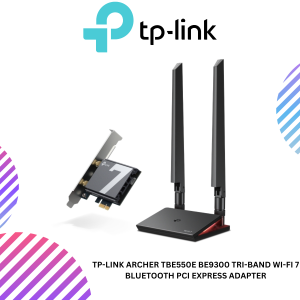TP-Link Archer TBE550E BE9300 Tri-Band Wi-Fi 7 Bluetooth PCI Express Adapter