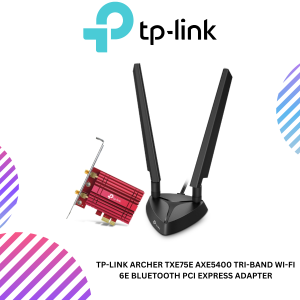 TP-Link Archer TXE75E AXE5400 Tri-Band Wi-Fi 6E Bluetooth PCI Express Adapter