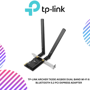 TP-Link Archer TX20E AX1800 Dual Band Wi-Fi 6 Bluetooth 5.2 PCI Express Adapter